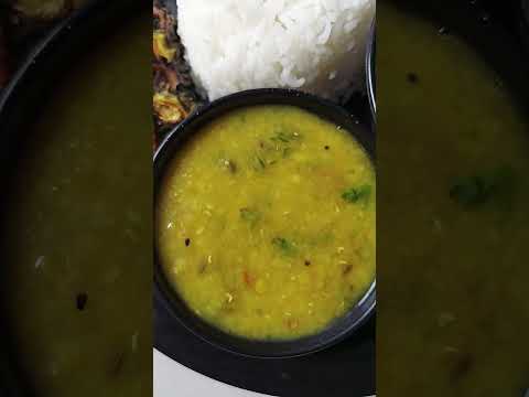 #bengalithali #bengalilunchmenu #bengalimenu #dal #eggcurry #korolafry