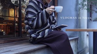 VLOGMAS | How a 27old man spends Christmas alone in Tokyo | Nihonbashi cafe tour