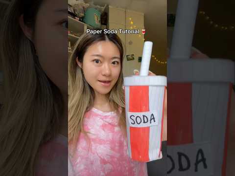 Paper Soda Tutorial 🥤