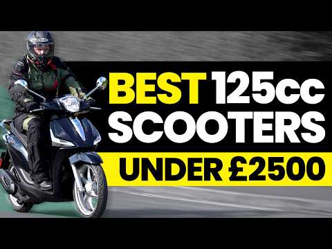 Top 10 Cheap 125cc Scooters for UNDER £2,500 in 2024!