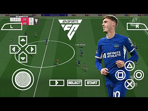 eFootball PES 2024 PPSSPP Patch EA Fc V4 Update Transfer New Call Name Best Graphics