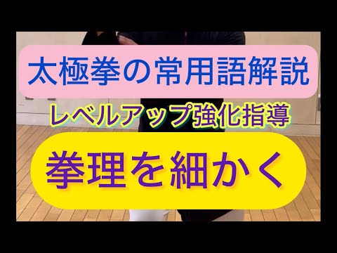 太極拳の常用語解説#張紹偉