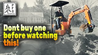 Things you need to know before buying a low-cost mini excavator