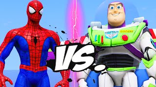 SPIDER-MAN VS BUZZ LIGHTYEAR - EPIC BATTLE