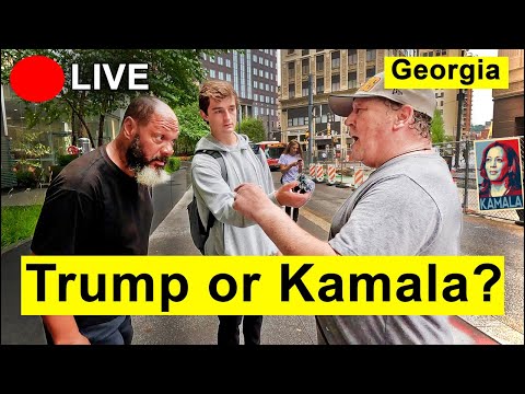 IRL Asking Swing State Voters who they are voting for | Georgia