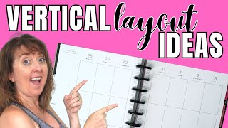 HOW TO USE A VERTICAL HAPPY PLANNER LAYOUT FOR BEGINNERS - IDEAS, TIPS &TRICKS & MORE