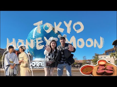 肥胖旅遊VLOG｜東京蜜月旅行（上）｜淺草和服體驗｜築地海鮮｜海洋迪士尼｜牛舌的檸檬｜河津櫻｜草莓吃到飽