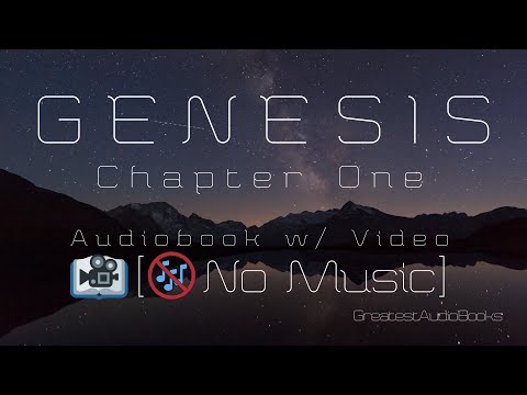 GENESIS Chapter 1 (No Music) AudioBook w/ Video 🎧📖 | Greatest🌟AudioBooks