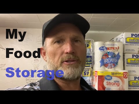 Ultimate Prepper:  My Food Storage System - Full Year Supply for Family and Friends.