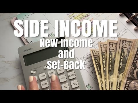 Passive SIDE INCOME + A Set-Back | BUDGET WITH ME - SIDE INCOME PAYCHECK