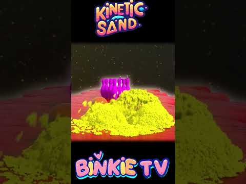 🎨 Learn Colors in Space! Fun Kinetic Sand Bowling Adventure 🌈 #kineticsand #kineticsandplay