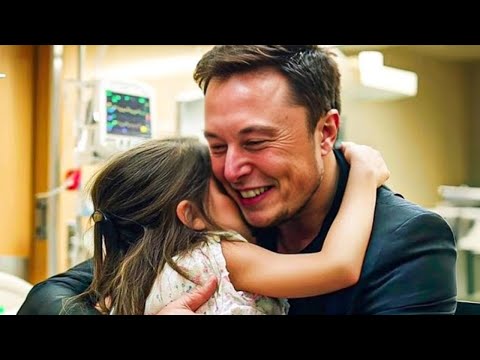 Elon Musk Hugs Girl Just Before Her Dying! The Reason Will Make You Cry