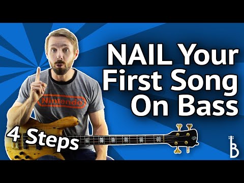 How To NAIL Your First Song On Bass