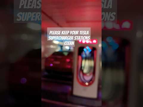 People are polluting Tesla Superchargers #tesla #teslamodel3 #evcommunity #teslatips