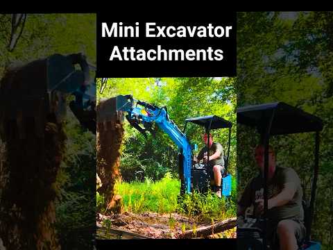 Mini excavator attachments #miniexcavator