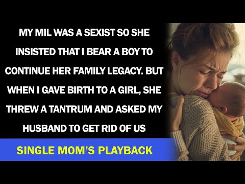 Prejudice MIL manipulated my husband to divorce me because I gave birth to a baby girl