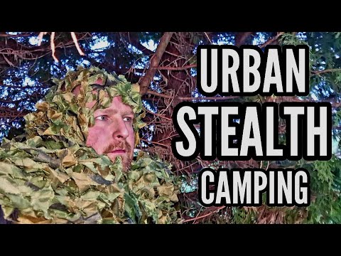 SHOCKING NEWS In this urban STEALTH camping video.