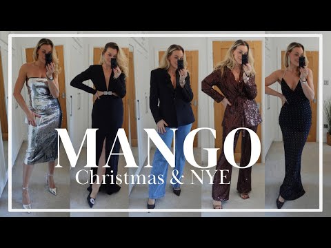 NEW IN ✨ Mango Christmas/ NYE Try On Haul 2023 ~ UK 12/ Size Medium-Large