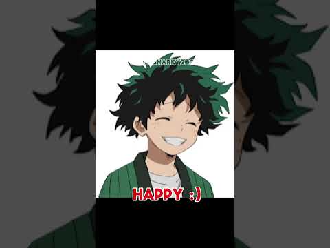 Deku used to be so happy :(