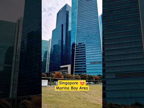 Gorgeous View 😍| Marina Bay Financial Centre | #walk #evening #singapore