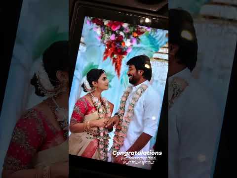 Siragadikka asai serial actor vetri vasanth vaishnavi engagement viral video #shorts #video #reels