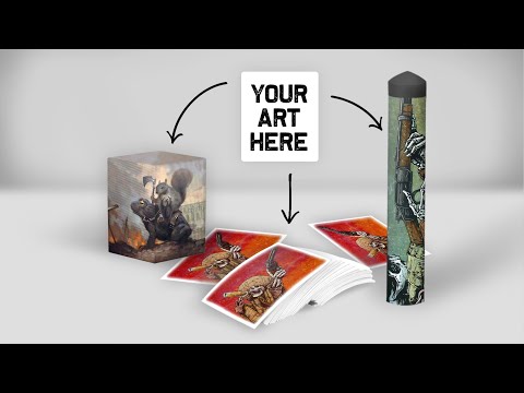 Inked Gaming's First Kickstarter - Introducing Custom Sleeves, Deck Boxes, and Playmat Tubes!