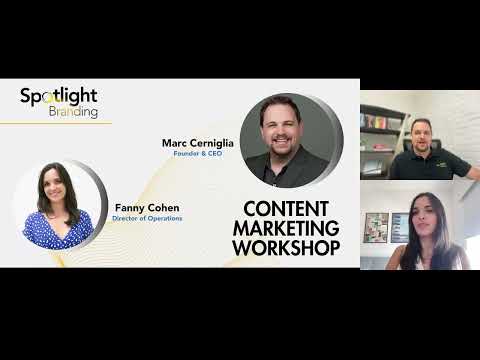 Content Marketing Workshop