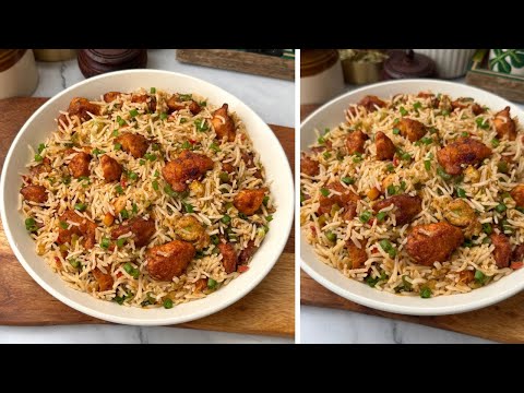 Restaurant Style Chicken Fried Rice | Quick Chicken Fried Rice Recipe | Chicken | Fried Rice Recipe