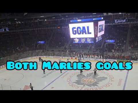 BOTH MARLIES GOALS LIVE Vs Manitoba Moose November 19th 2023