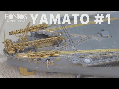 [Ship Model] IJN Battleship Yamato 1945 Operation Tenichi 1/700 [Model Building#50] Part 1