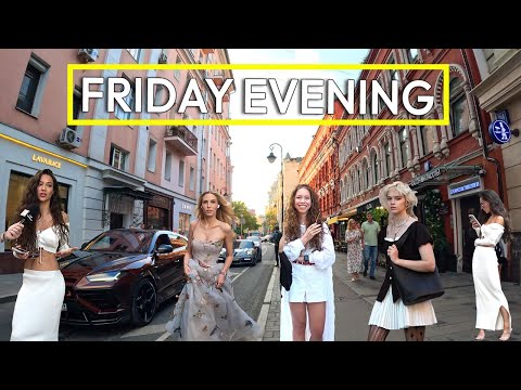 🔥PEEPING SEDUCTIVE RUSSIAN WOMEN. Moscow Walking Street Tour 4K