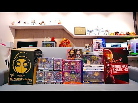 Unboxing Marvel Avengers ENDGAME figure and toys (Cosbaby,Funko pop,...)