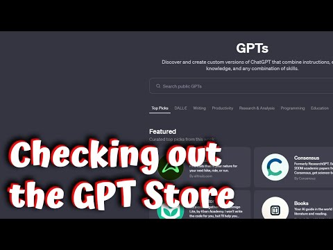 Making and Trying out the GPT store