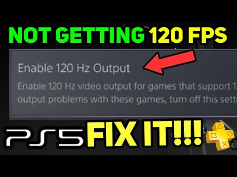 PS5 NOT GETTING 120 FPS EASY FIX! (Fast Solution)