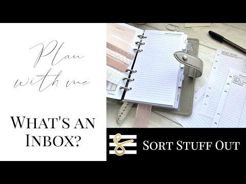 What's a Planner Inbox? Personal Rings Filofax Malden Setup