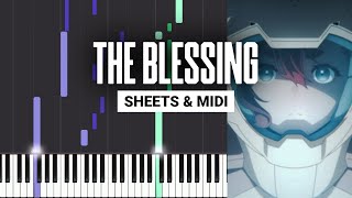 Mobile Suit Gundam the Witch from Mercury - YOASOBI - Piano Tutorial - Sheet Music & MIDI