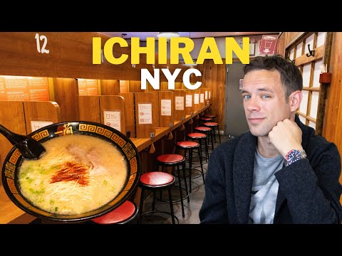 Eating at Ichiran. The Most Unique Ramen Experience in NYC!