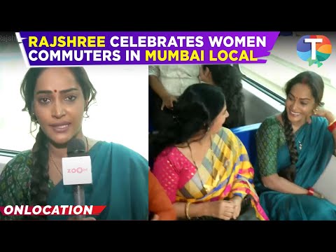 Actress Rajshree Thakur SURPRISES Women Commuters, celebrates Go-Getter Spirit in Mumbai local