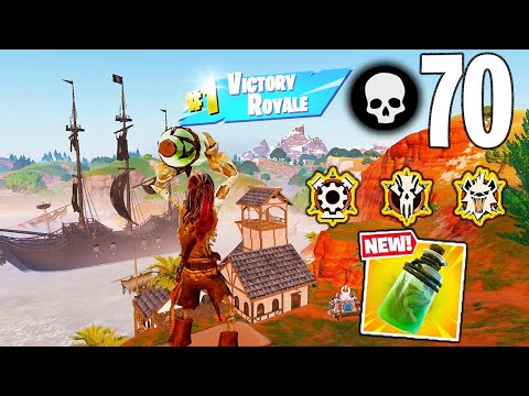 70 Elimination Solo Vs Squads "Build / Zero Build" Gameplay Wins (Fortnite Chapter 5 Season 3)