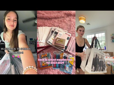 Back to school haul - TikTok compilation 🛍️😋