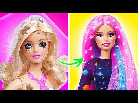 Dolls Come to Real Life 💞 Beauty & Extreme Makeover for Barbie Dolls by Rocketmons!