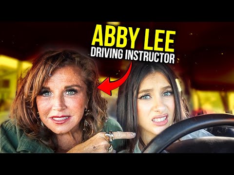 ABBY LEE MILLER TEACHES ME HOW TO DRIVE!