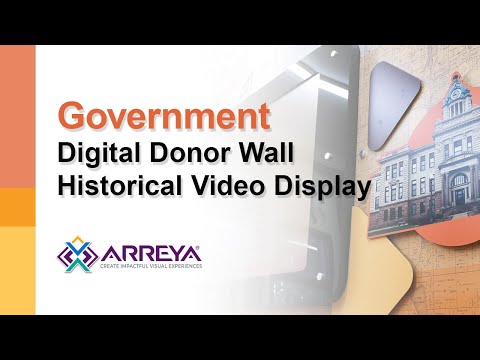 Interactive Digital Donor Wall Installation | Stunning Timelapse for Historical Society