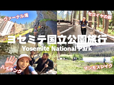 【ヨセミテ国立公園🇺🇸】2泊3日！世界遺産登録されてる人生に一度は行ってみたい場所😃8月中旬🌲｜Yosemite National Park Vlog｜Mist Trail