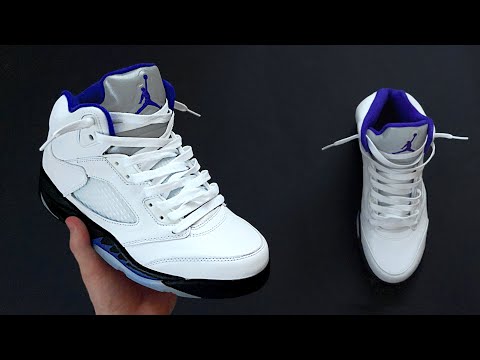 How To Lace NIKE AIR JORDAN 5 LOOSELY | Lace style