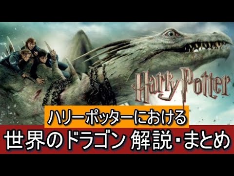 ハリーポッターの世界におけるドラゴン 解説・まとめ解説【ハリー・ファンタスティックビースト】