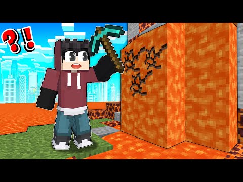 Minecraft But Wetzkie Can Mine LAVA!