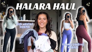 HALARA LEGGINGS TRY ON HAUL AND REVIEW 2024 | high waisted, tummy control, full length leggings