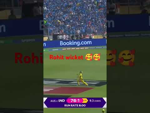 Rohit wicket 🔥🔥🥰 #cricket #t20worldcup #cricketlover #icc #ipl #viratkohli #shortvideo #everyone