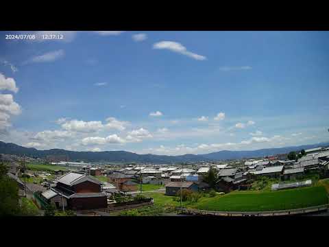 タイムラプス雲の動き 2024.07.08